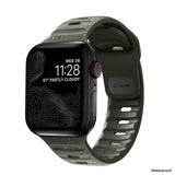 Nomad Apple Watch 44/45/46 mm/Apple Watch Ultra -ranneke Sport Band, Ash Green