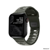 Nomad Apple Watch 38/40/41/42mm ranneke Sport Band Ash Green