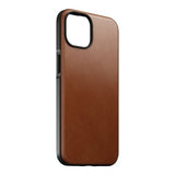 Nomad iPhone 14 Skal Modern Leather Case English Tan