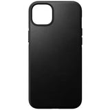 Nomad iPhone 14 Plus -kuori Modern Leather Case, musta