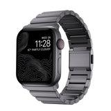 Nomad Apple Watch 44/45/46mm/Apple Watch Ultra -ranneke, Aluminum Band, Space Gray