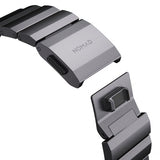 Nomad Apple Watch 44/45/46mm/Apple Watch Ultra -ranneke, Aluminum Band, Space Gray