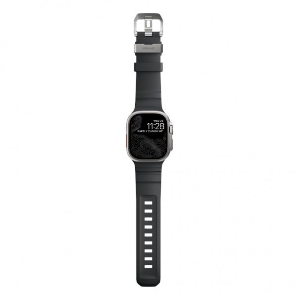 Nomad Apple Watch 44/45/46mm/Apple Watch Ultra -ranneke, Rocky Point Storm