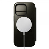 Nomad iPhone 16 Pro -suojakuori Modern Leather Folio Horween Green Chrome