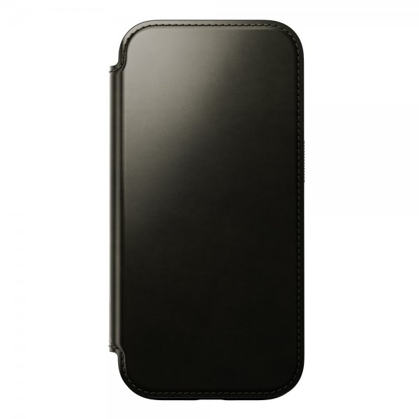 Nomad iPhone 16 Pro -suojakuori Modern Leather Folio Horween Green Chrome