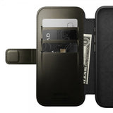Nomad iPhone 16 Pro -suojakuori Modern Leather Folio Horween Green Chrome