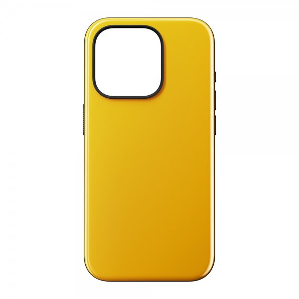 Nomad iPhone 15 Pro -suojakuori, Sport Case Racing Yellow