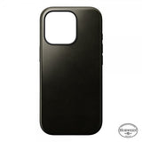 Nomad iPhone 16 Pro Kuori Modern Leather Case Horween Green Chrome