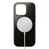 Nomad iPhone 16 Pro Kuori Modern Leather Case Horween Green Chrome