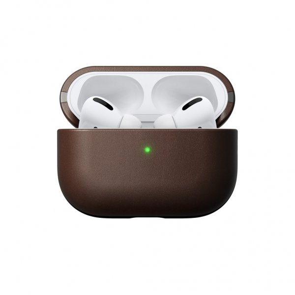 Nomad AirPods Pro 2 -suojakuori Modern Leather Case Horween Rustic Brown