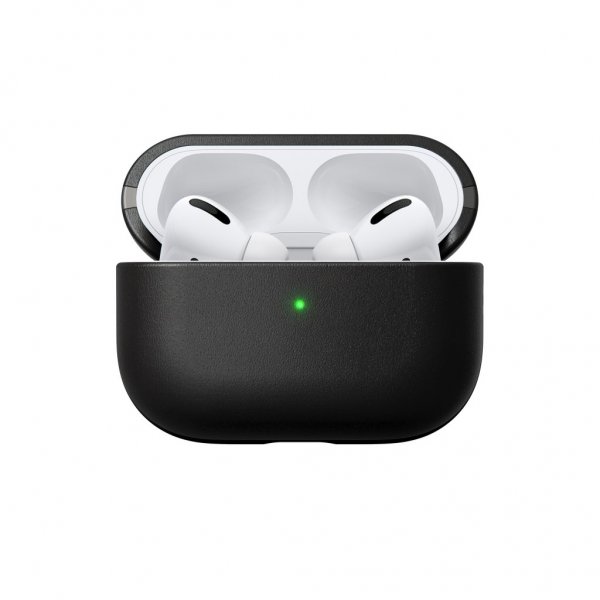Nomad AirPods Pro 2 Kotelo Modern Leather Case Horween Musta