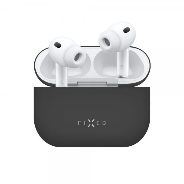 Fixed AirPods Pro 3 Silikonikuori Silky Musta