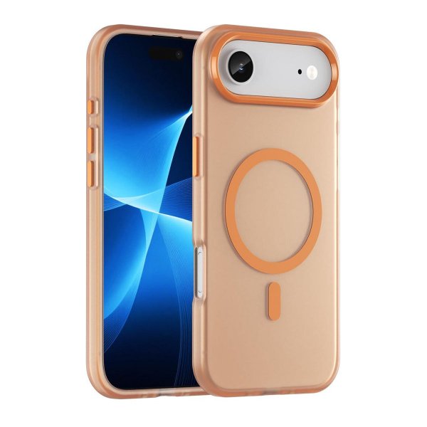 iPhone Air -suojakuori, kamerakehys, MagSafe, oranssi