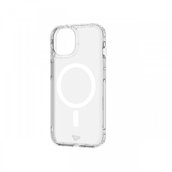 Tech21 iPhone 13/14/15/16e/17e Suojakuori Evo Clear MagSafe Läpinäkyvä