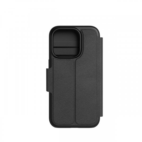 Tech21 iPhone 15 Pro -suojakuori Evo Lite Wallet, musta
