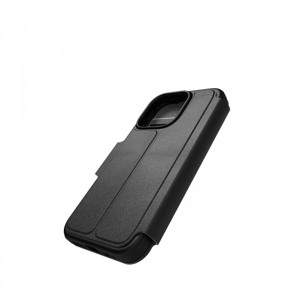 Tech21 iPhone 15 Pro -suojakuori Evo Lite Wallet, musta