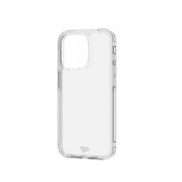 Tech21 iPhone 15 Pro -suojakuori Evo Clear, läpinäkyvä
