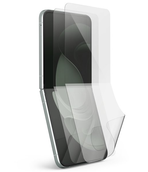 Ringke Samsung Galaxy Z Flip 5 Näytönsuoja Dual Easy Film 2-pakkaus