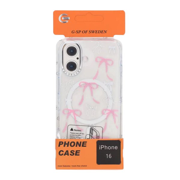 iPhone 16 Kuoret Kuvio MagSafe Rusetti