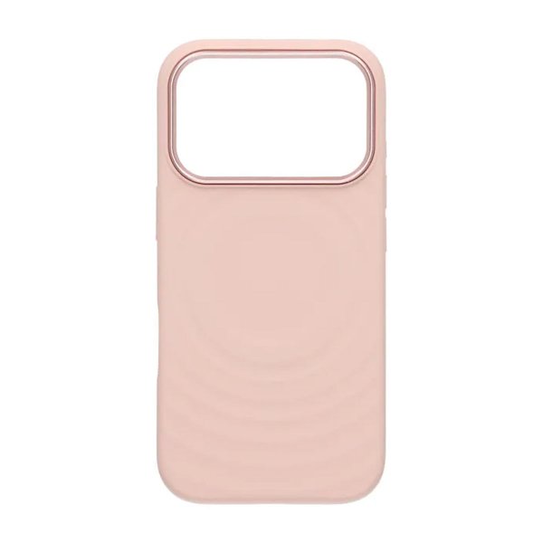 iPhone 17 Pro Silikonkuori MagSafe Vaaleanpunainen