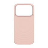 iPhone 17 Pro Silikonkuori MagSafe Vaaleanpunainen