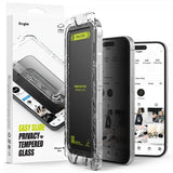 Ringke iPhone 16 Pro -näytönsuoja Easy Slide Privacy 2 kpl