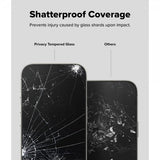 Ringke iPhone 16 Pro -näytönsuoja Easy Slide Privacy 2 kpl
