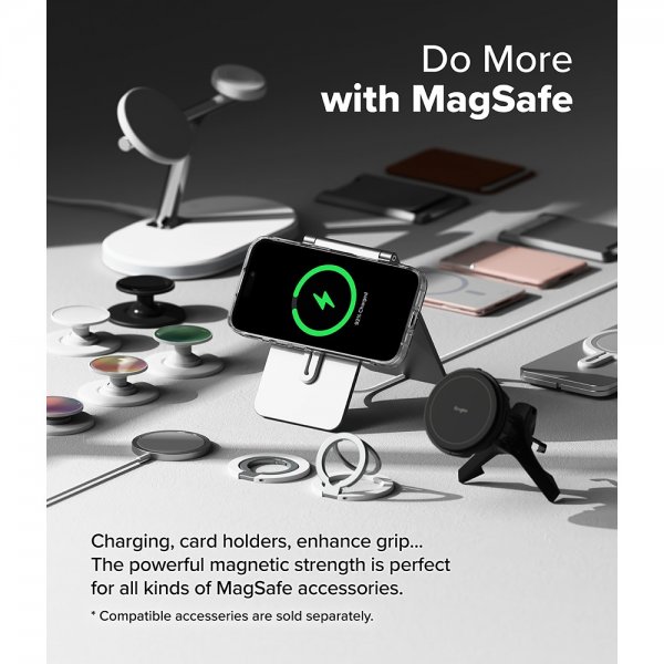 Ringke iPhone 16 Suojakuori Fusion Magnetic Transparent