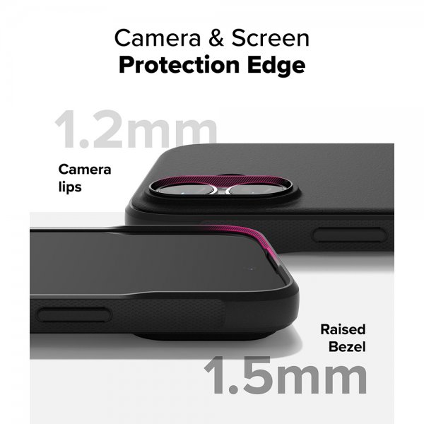 Ringke iPhone 16 Suojakuori Onyx Magnetic Musta