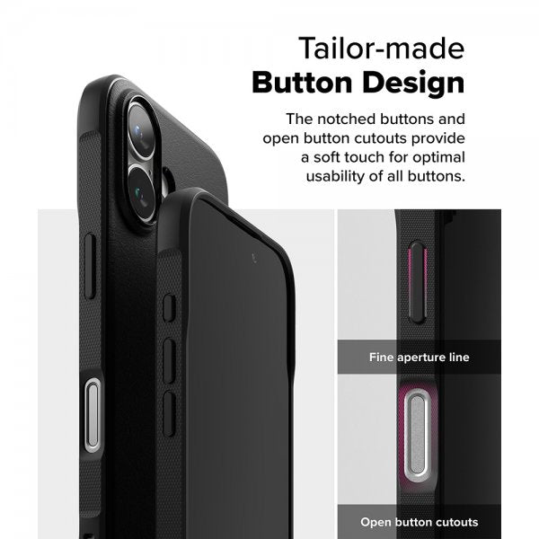 Ringke iPhone 16 Suojakuori Onyx Magnetic Musta