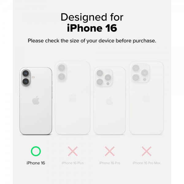 Ringke iPhone 16 Suojakuori Onyx Magnetic Musta