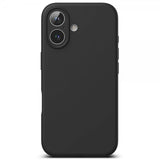 Ringke iPhone 16 -silikonisuojakuori magneetilla, musta