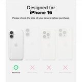 Ringke iPhone 16 -silikonisuojakuori magneetilla, musta