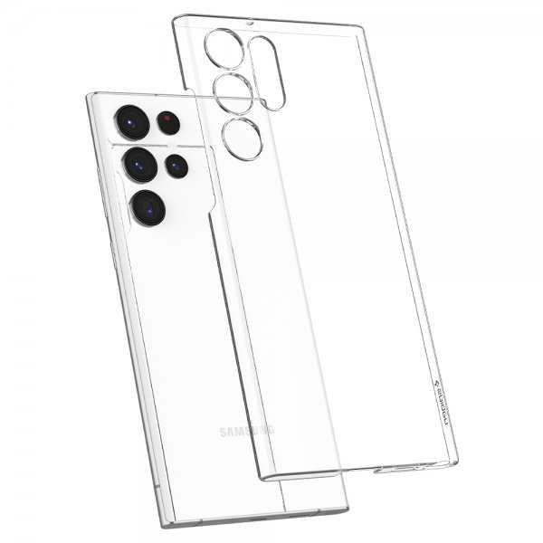 Spigen Samsung Galaxy S22 Ultra AirSkin Crystal Clear -suojakuori