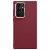 Cyrill Samsung Galaxy S22 Ultra Suojakuori Color Brick Sangria