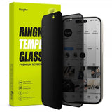 Ringke iPhone 15 Pro Max Näytönsuoja Privacy Tempered Glass Asennusapu