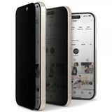 Ringke iPhone 15 näytönsuoja Privacy Tempered Glass asennusohjain