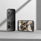 Ringke iPhone 15 näytönsuoja Privacy Tempered Glass asennusohjain