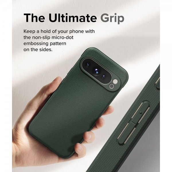 Ringke Google Pixel 9 Pro Suojakuori Onyx Tummanvihreä