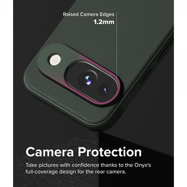 Ringke Google Pixel 9 -suojakuori, Onyx, tummanvihreä