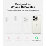 Ringke iPhone 16 Pro Max -suojakuori Fusion Magnetic Transparent