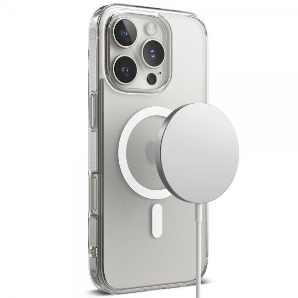 Ringke iPhone 16 Pro Max Kuori Fusion Magnetic Matte Transparent