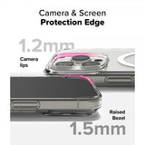 Ringke iPhone 16 Pro Max Kuori Fusion Magnetic Matte Transparent