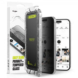 Ringke iPhone 16 Pro Max -näytönsuoja Easy Slide Privacy, 2 kpl