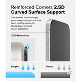 Ringke iPhone 16 Pro Max -näytönsuoja Easy Slide Privacy, 2 kpl