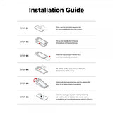 Ringke iPhone 16 Pro Max -näytönsuoja Easy Slide Privacy, 2 kpl