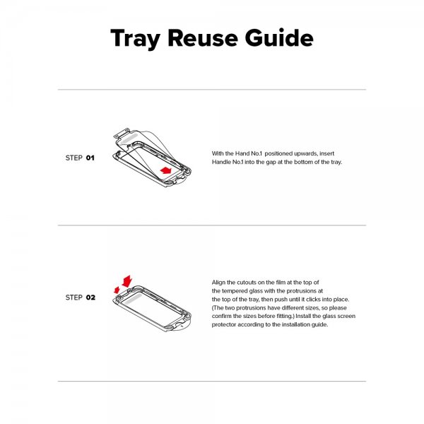 Ringke iPhone 16 Pro Max -näytönsuoja Easy Slide Privacy, 2 kpl