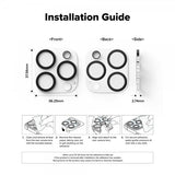 Ringke iPhone 16 Pro/16 Pro Max Kameran suojalasi 2-pack