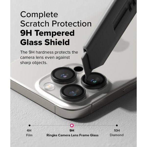Ringke iPhone 16 Pro/iPhone 16 Pro Max Kameran linssins kehys 2-pakkaus