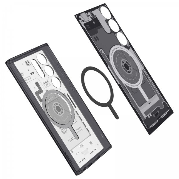 Spigen Samsung Galaxy S24 Ultra -suojakuori Ultra Hybrid MagFit Zero One Musta